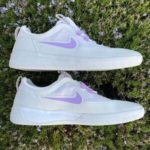 Nike SB Men's White Nyjah Free2 BV2078-108 Lace UP Low Top Sneakers SIZE 12